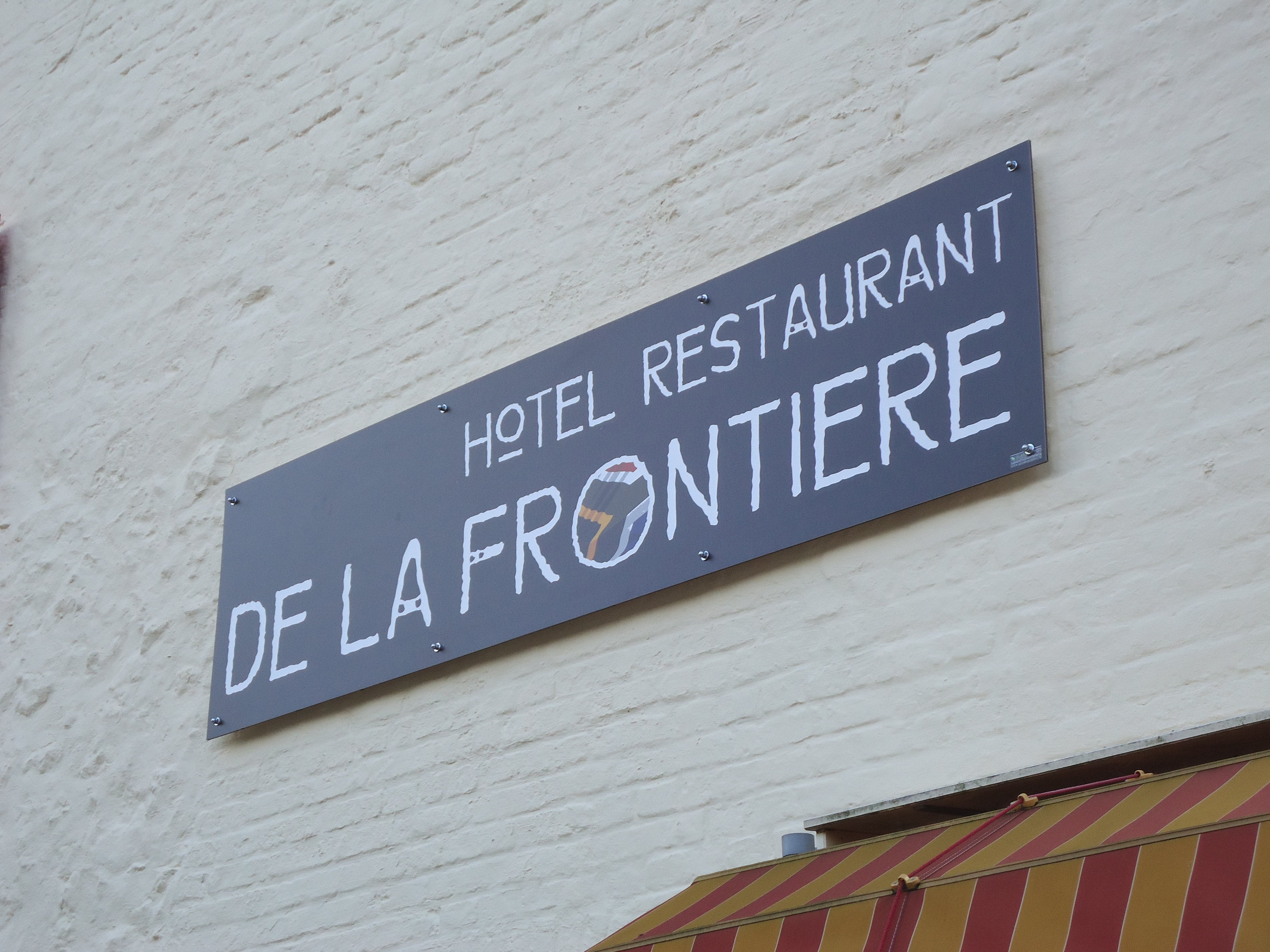 Reclamebord restaurant in Slenaken