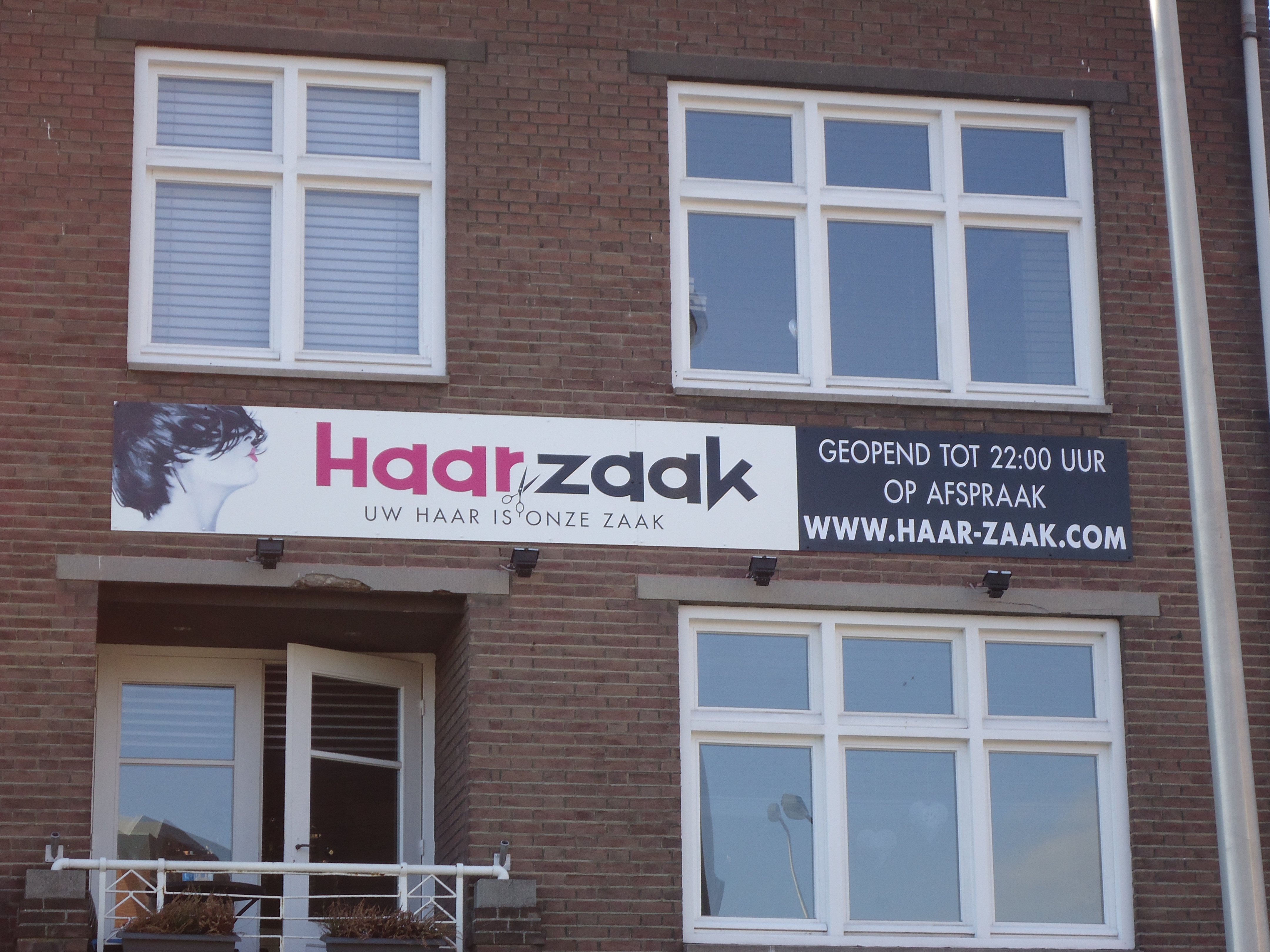 Reclamebord gevelreclame in Heerlen