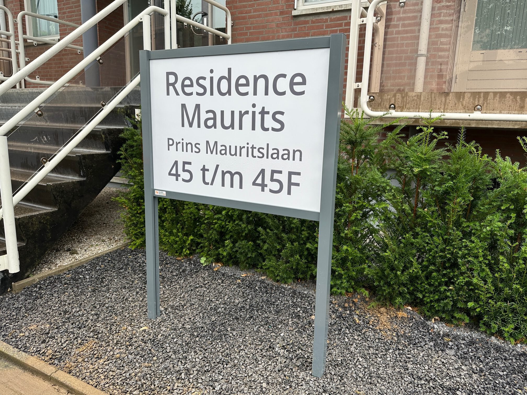 Bewegwijzeringsbord voor vve bewegwijzering console