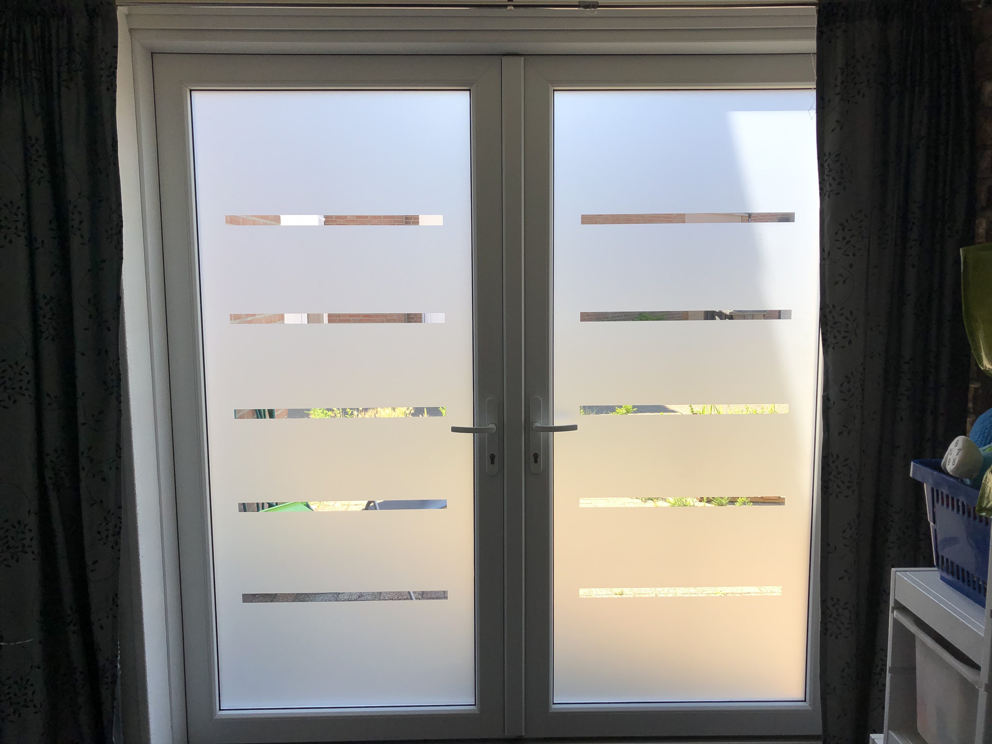 privacyfolie zandstraal effect particulier in roermond brunssum sittard en stein