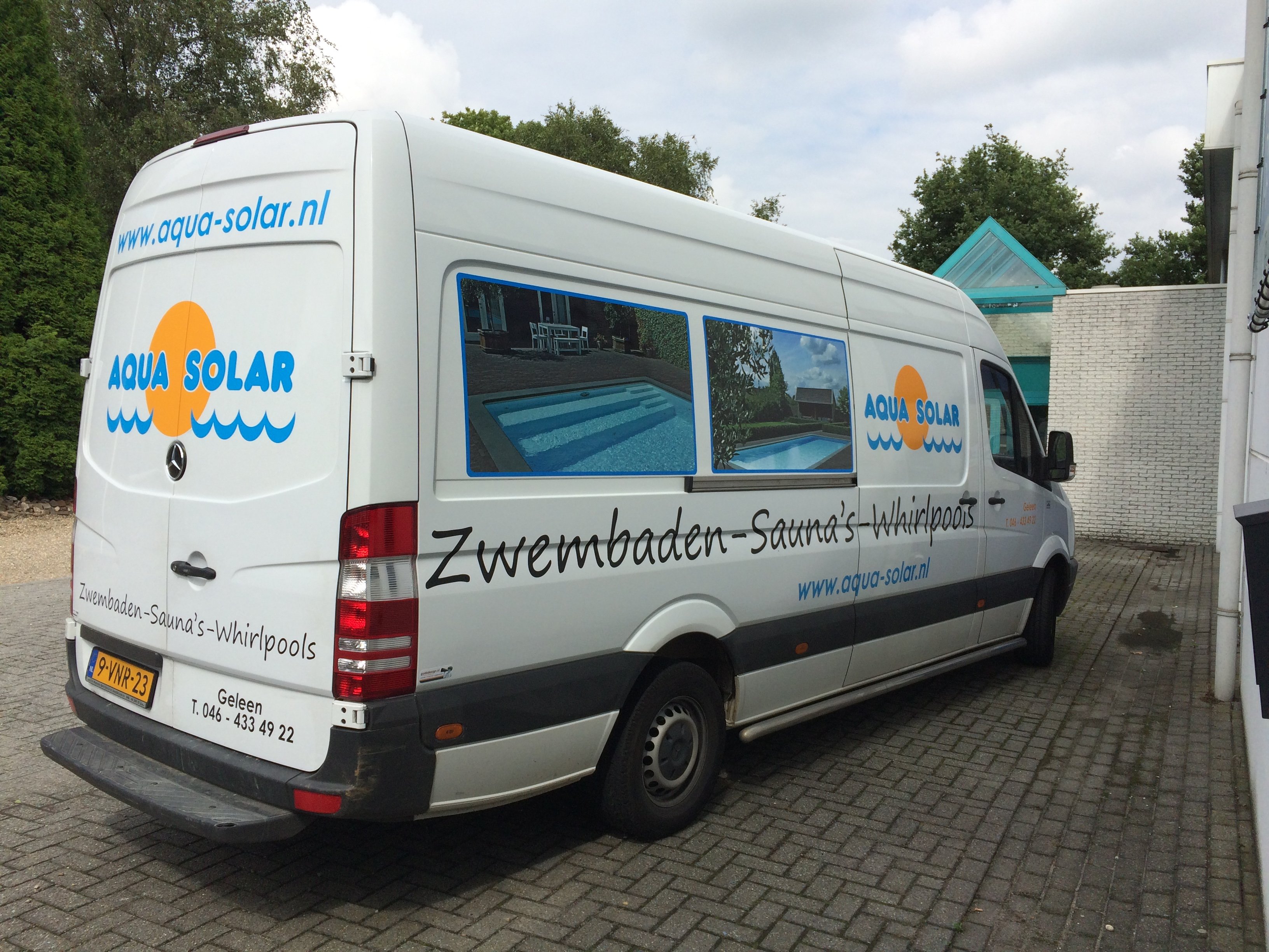 Autobelettering met full color stickers in Geleen en Sittard