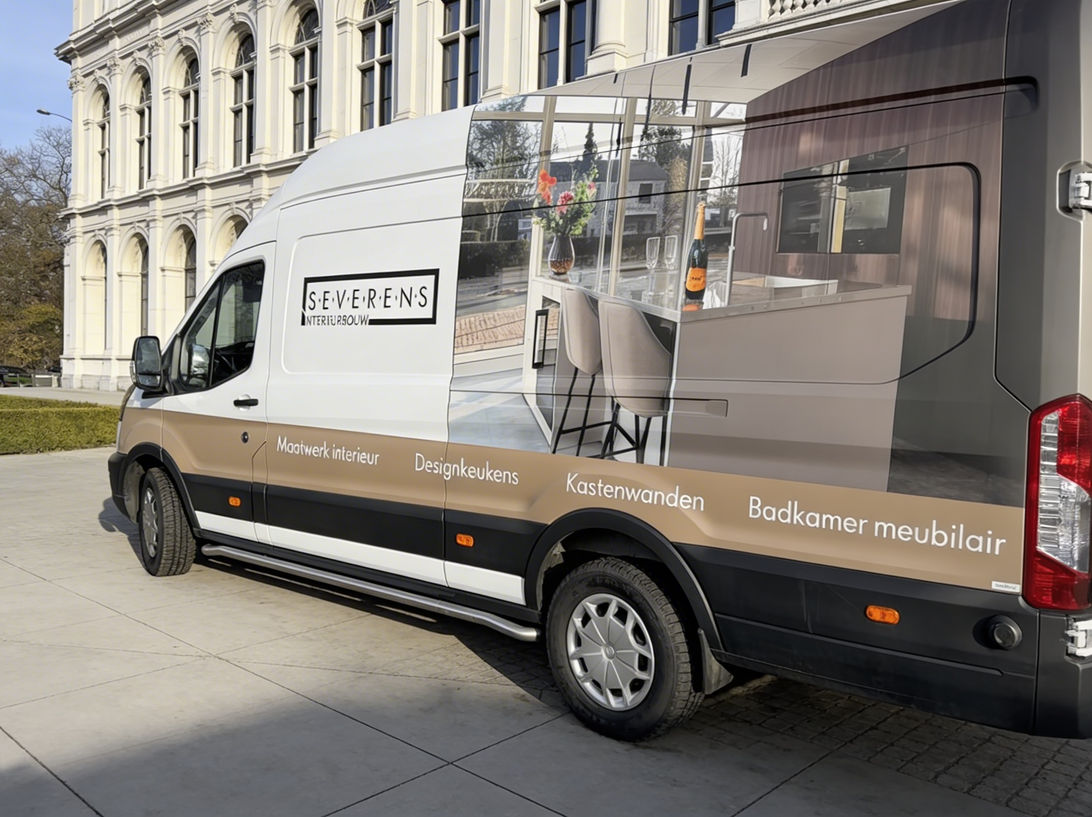 Autobelettering full color geprint in Heerlen Maastricht Hoensbroek Sittard en Parkstad